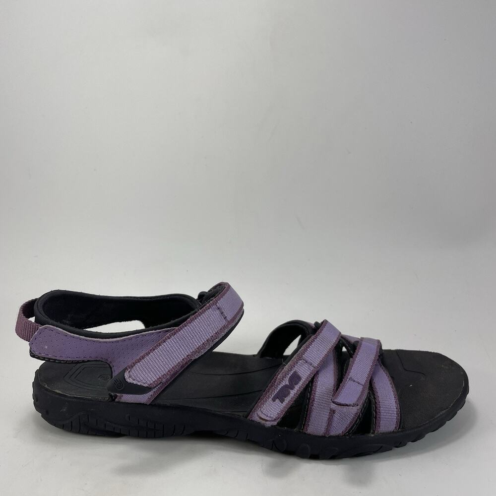 Teva Tirra Sport Sandals #6096 Purple Strappy Hiking Youth Size 6 Big Girls Kids